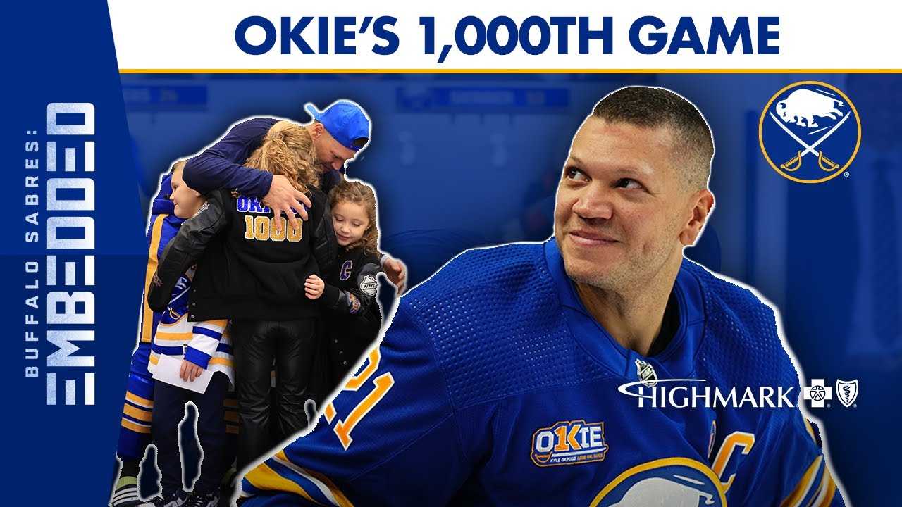 Kyle Okposo's 1,000th NHL Game